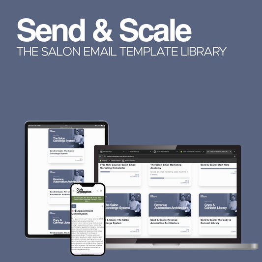 Send & Scale: The Salon Email Template Library